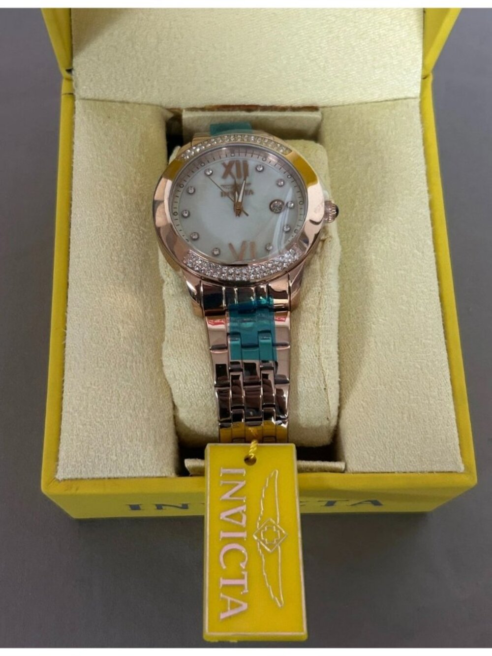Invicta Angel Lady Rose Gold-Tone Watch New In Box
